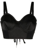 Jean Paul Gaultier Conical corset cropped top