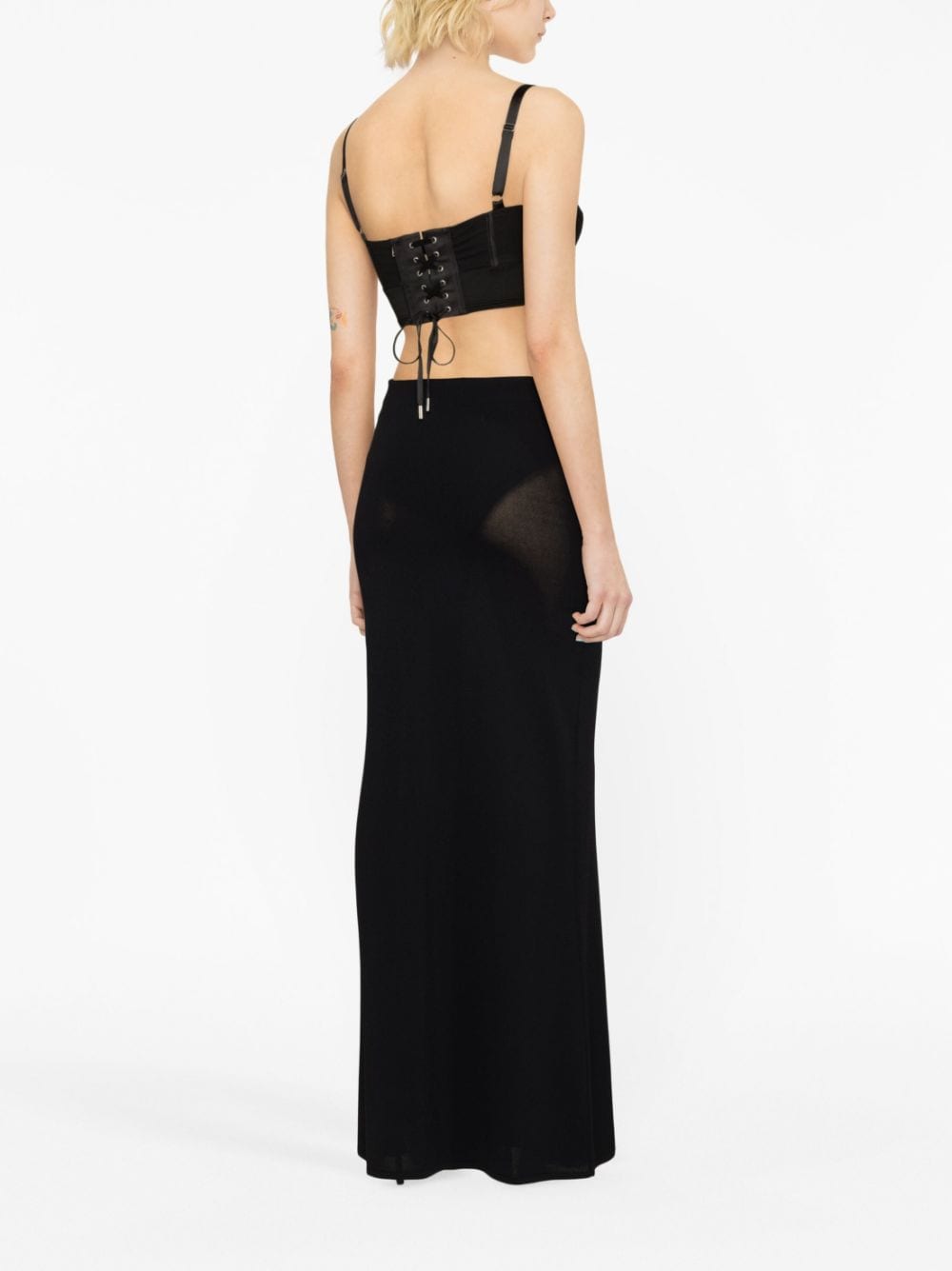 Jean Paul Gaultier Conical corset cropped top