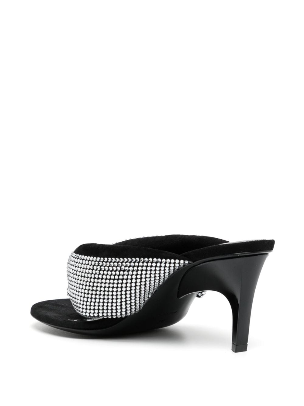 The Attico Rem crystal-embellished thong sandals