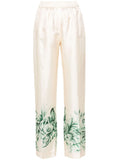 F.R.S . Silk printed trousers