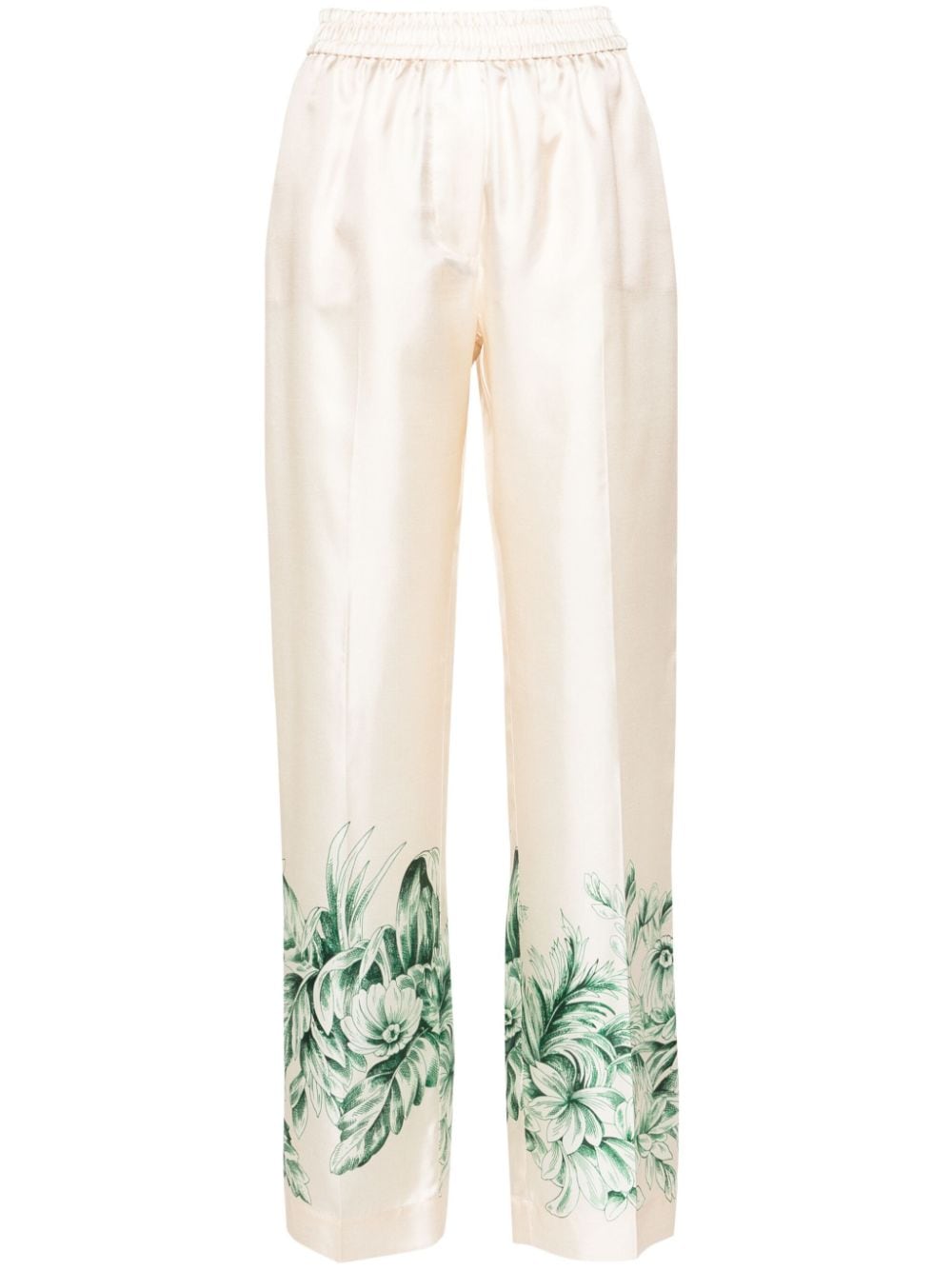 F.R.S . Silk printed trousers