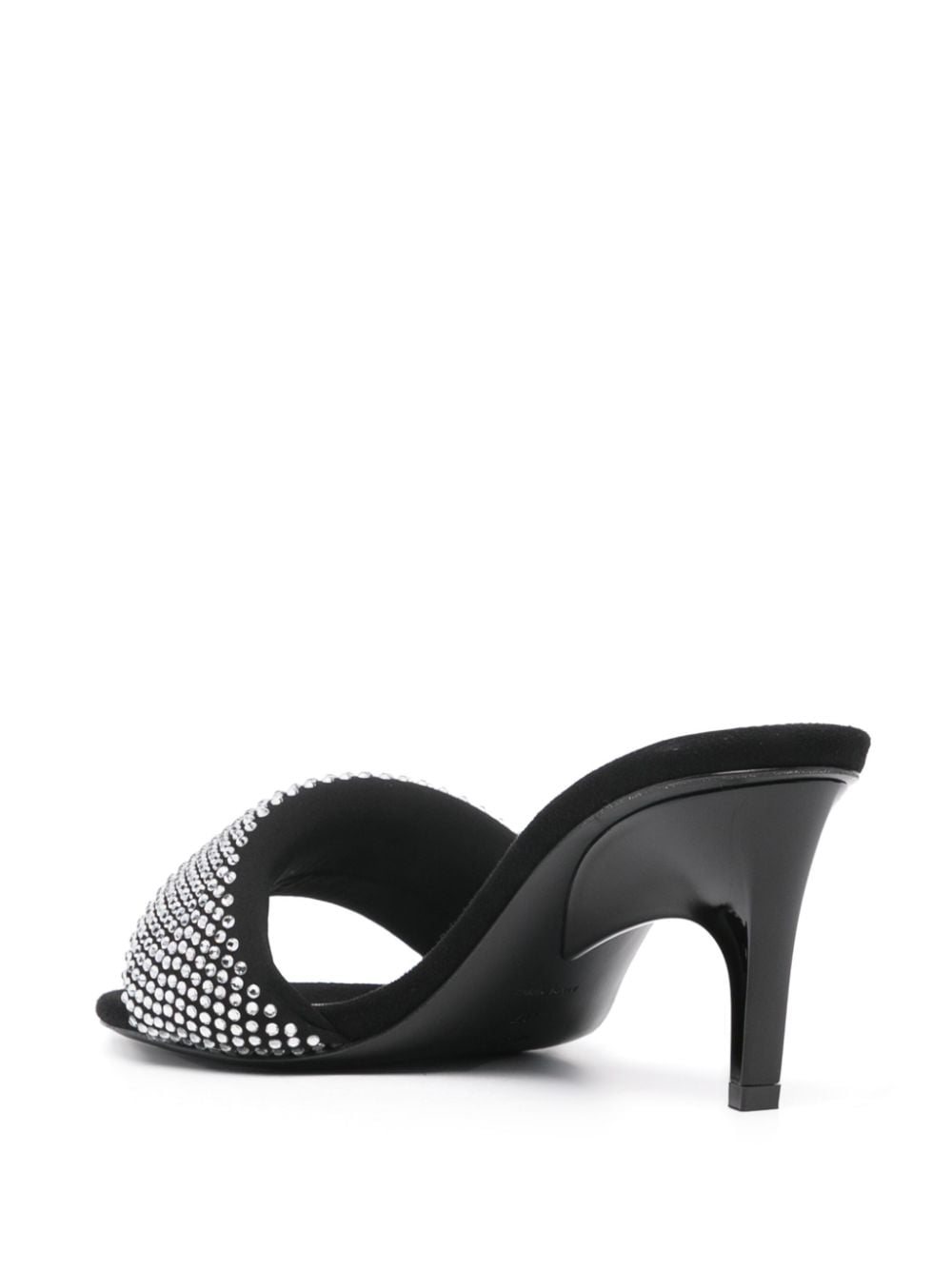 The Attico Rem Mules with rhinestones 60mm