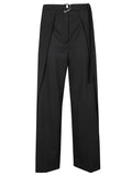 Erika Cavallini Semi-Couture Wool twill Amelia trousers