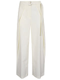 Erika Cavallini Semi-Couture Wool twill Amelia trousers