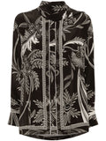 F.R.S . Printed silk shirt