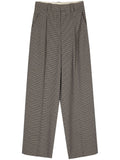 Alysi Wool blend wide-leg trousers