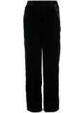 Gold Hawk Velvet wide-leg trousers