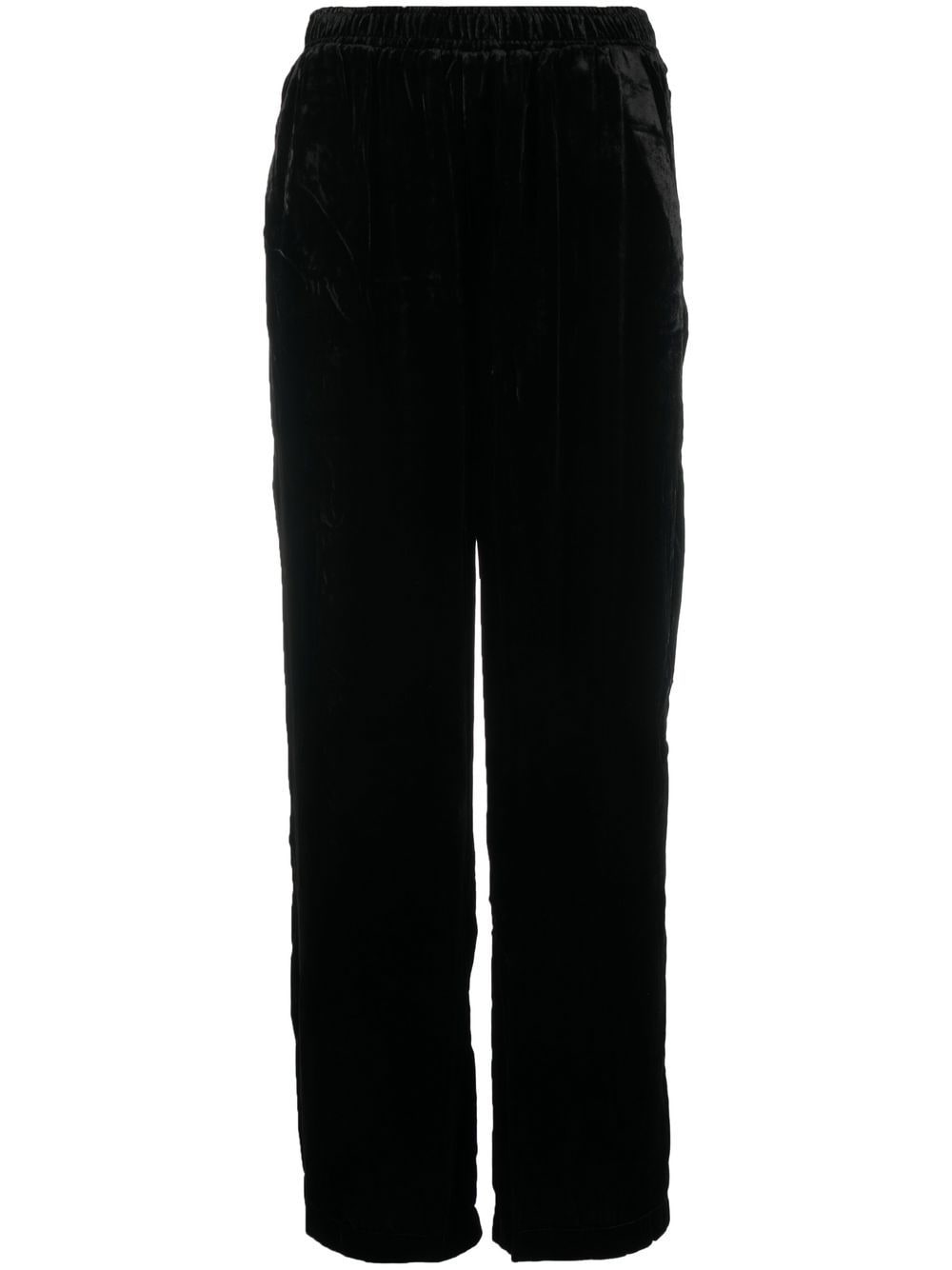 Gold Hawk Velvet wide-leg trousers