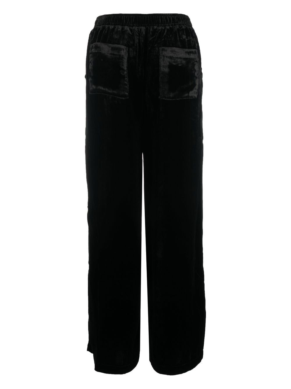 Gold Hawk Velvet wide-leg trousers
