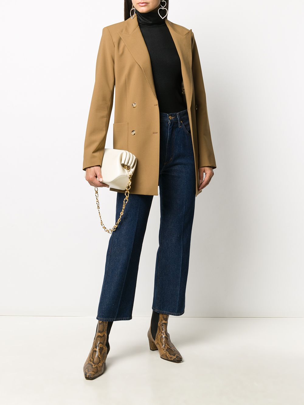 Majestic Lurex high-neck sweater