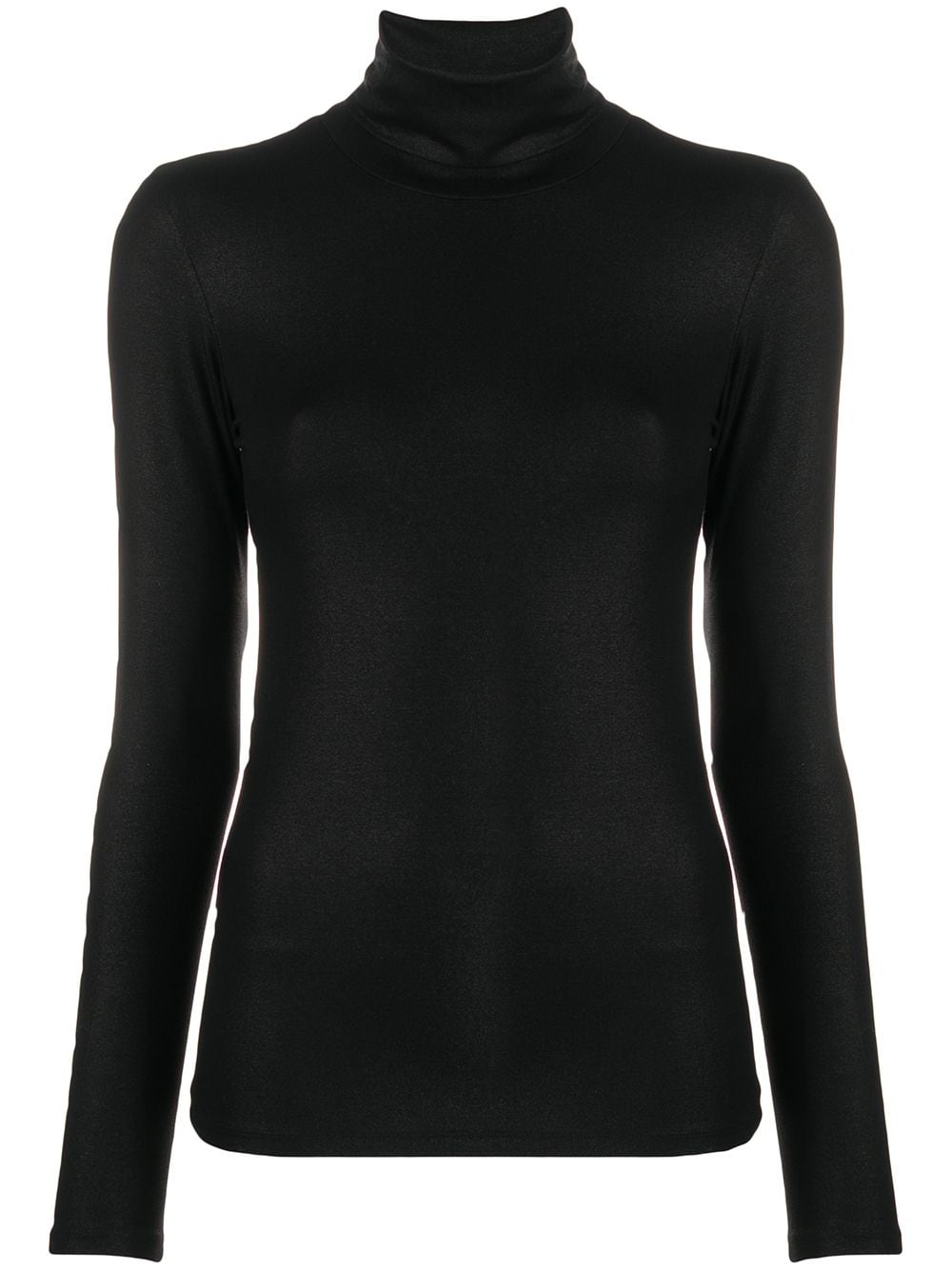 Majestic Lurex high-neck sweater
