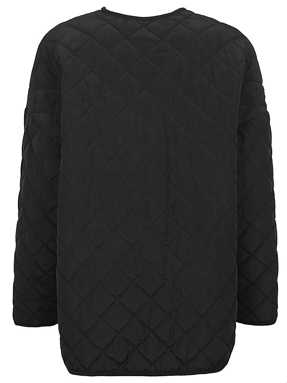 Sandbeige Nylon quilted jacket
