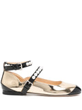 Mach & Mach two-tone ballerina shoes