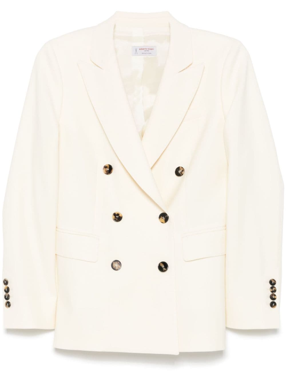 Alberto Biani Wool double-breasted jacket
