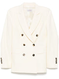 Alberto Biani Wool double-breasted jacket