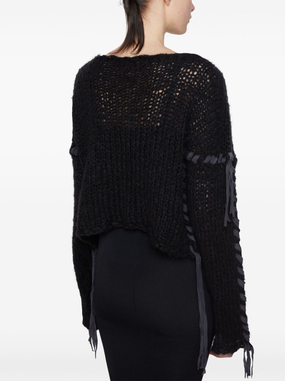 Acne Studios Conscious Criteria page Wool blend crewneck sweater