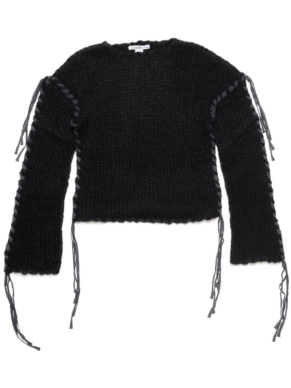 Acne Studios Conscious Criteria page Wool blend crewneck sweater