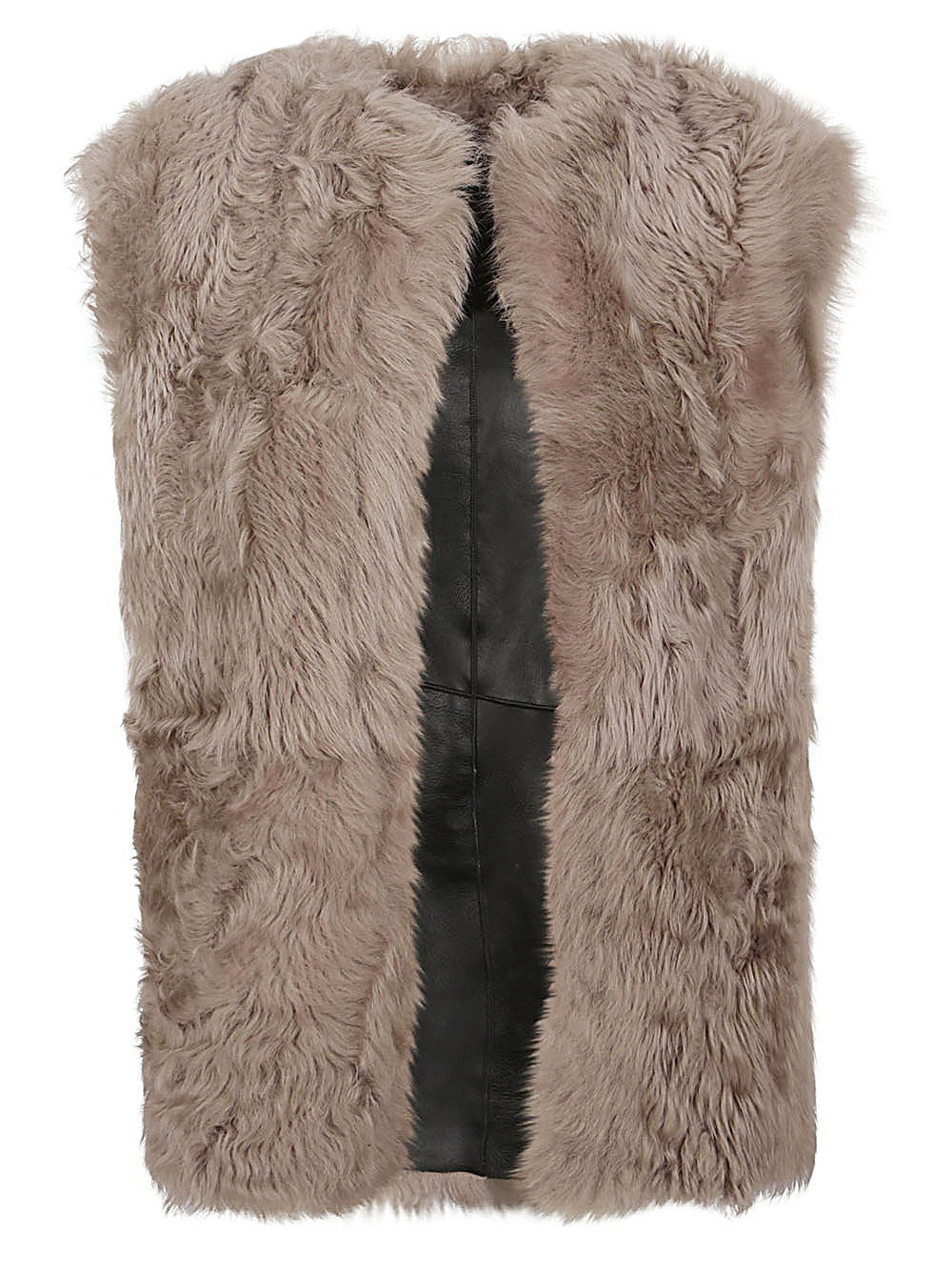 Enes Sleeveless fur coat