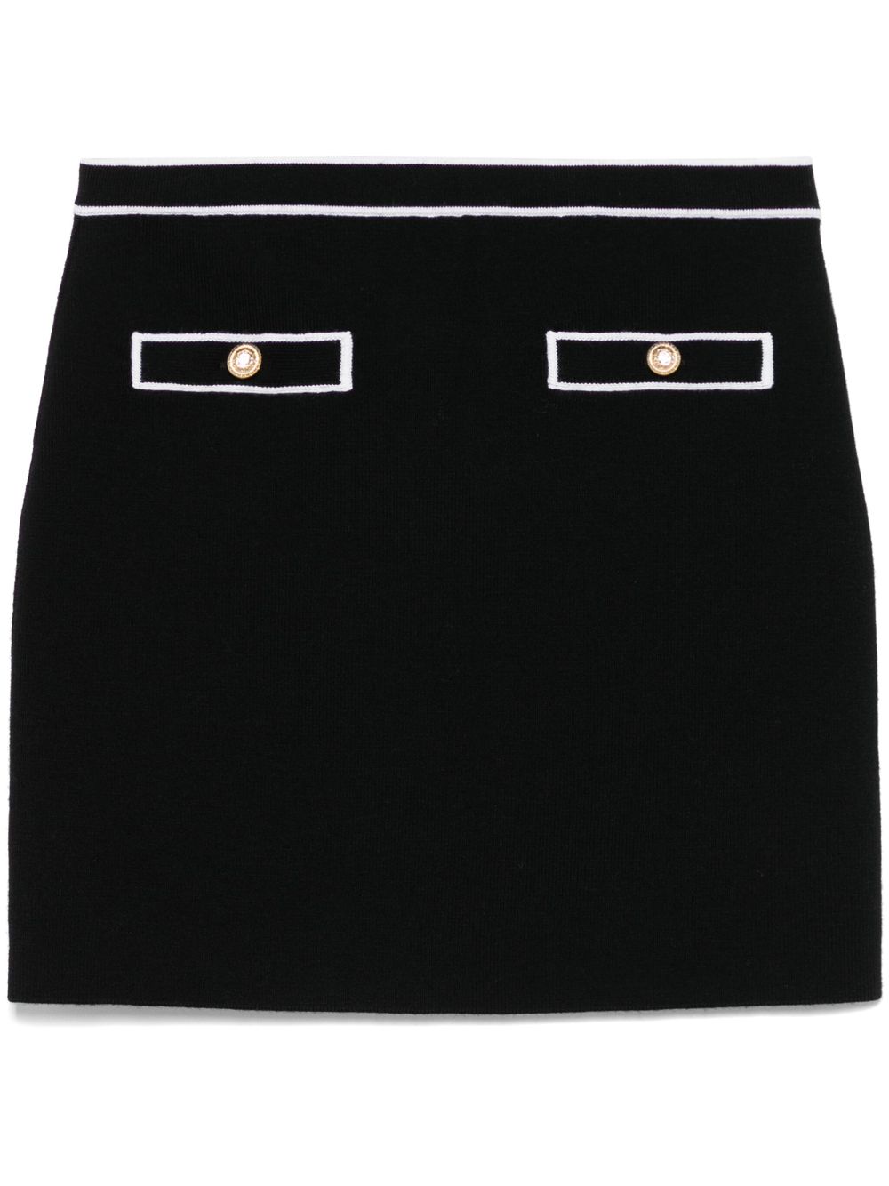 Alice + Olivia Cotton mini skirt