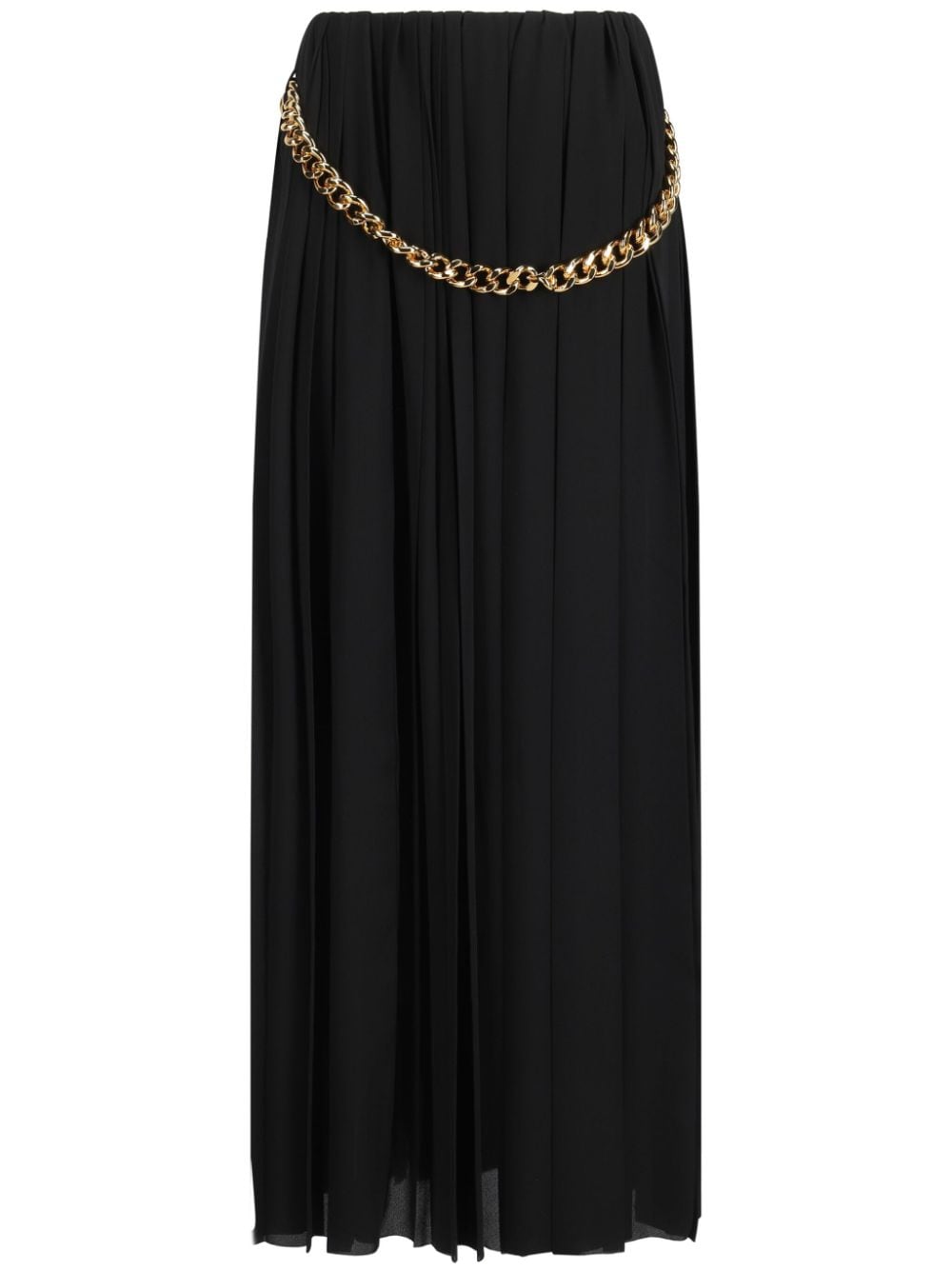 Balenciaga Chain-detail pleated skirt