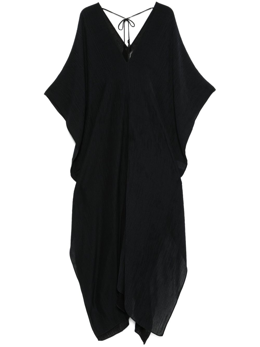 Taller Marmo Pre V-neck half-length sleeves V-back Rio Maggiore kaftan dress