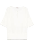 Alberto Biani Blouse with teardrop opening