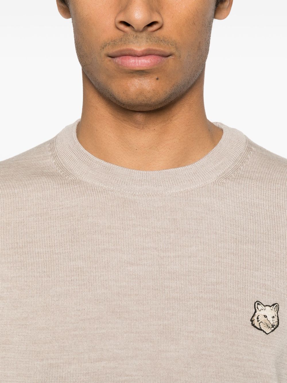 Maison Kitsuné Maison Kitsune Fox motif sweater