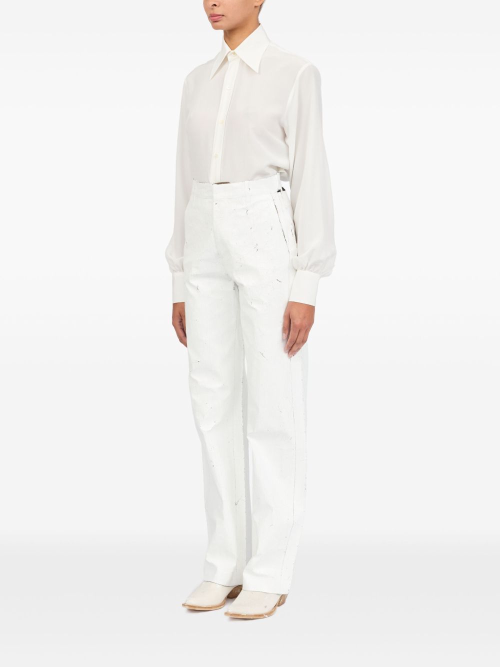 MM6 Maison Margiela Wax trousers