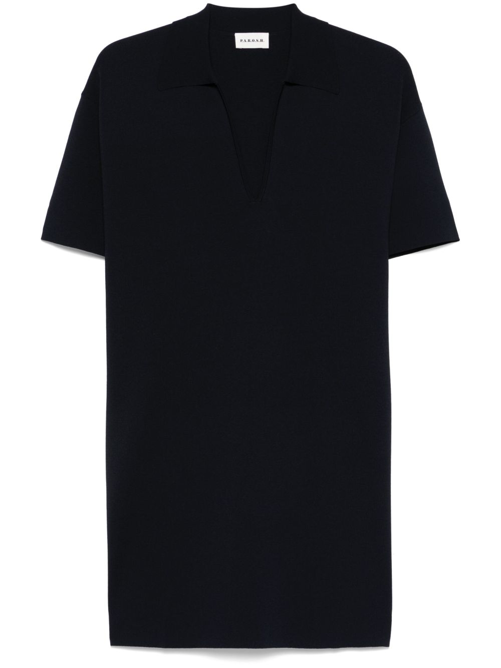 Parosh P.A.R.O.S.H. mini dress with collar detail and V-neckline