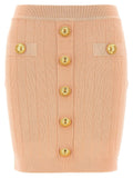 Balmain knitted mini skirt