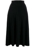 Norma Kamali Flared jersey skirt