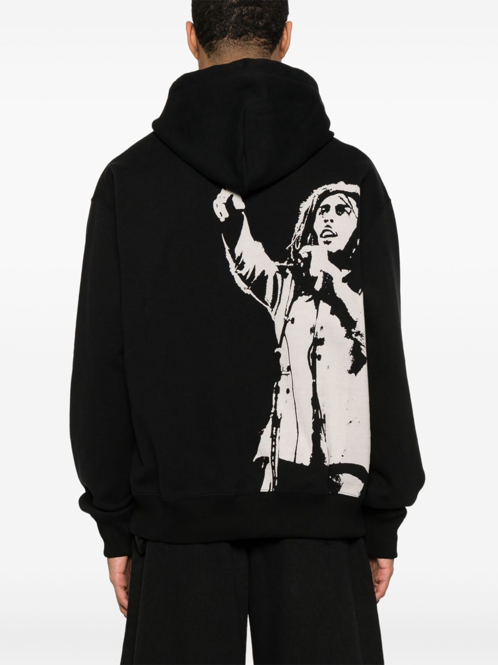 Junya Watanabe Printed cotton hoodie