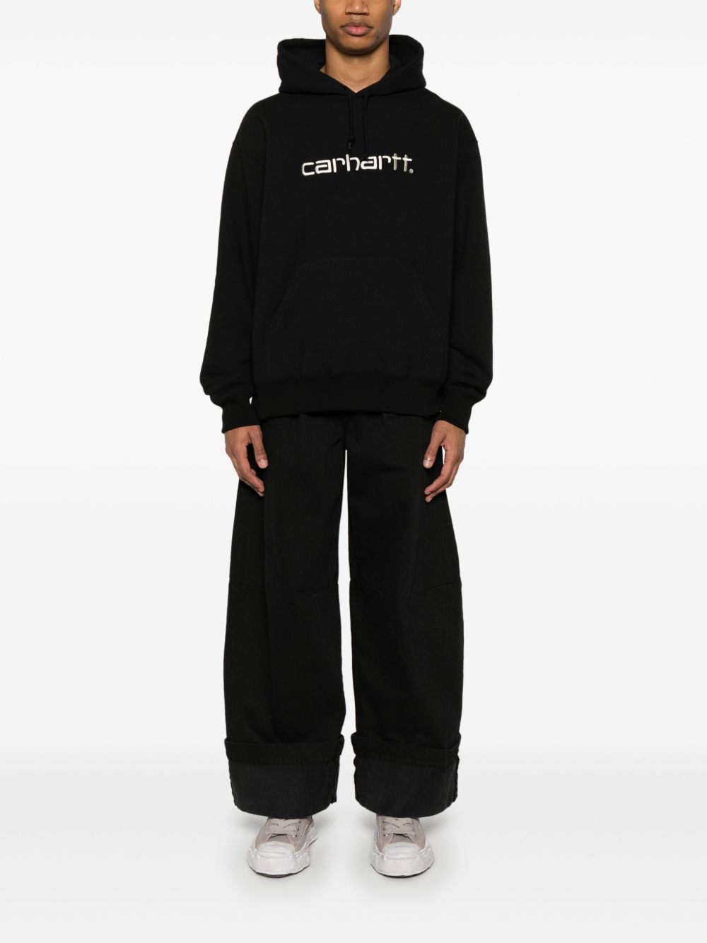 Junya Watanabe Printed cotton hoodie