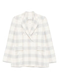 Circolo 1901 American rear vent Cotton double-breasted jacket