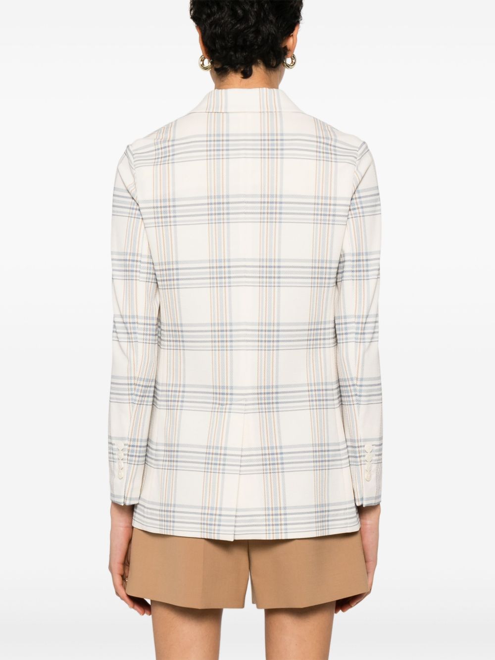 Circolo 1901 American rear vent Cotton double-breasted jacket