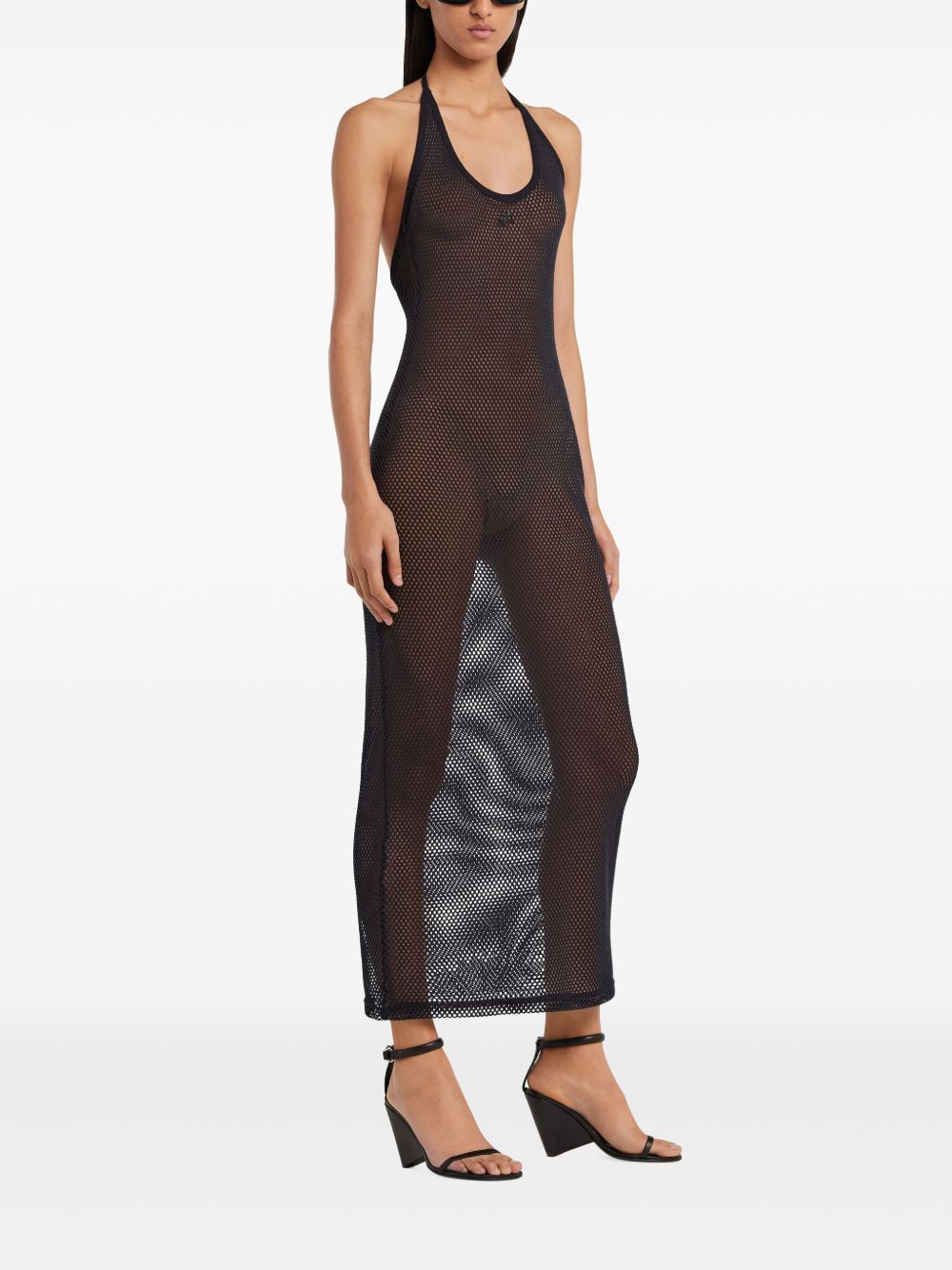 Courreges Cotton long tank dress