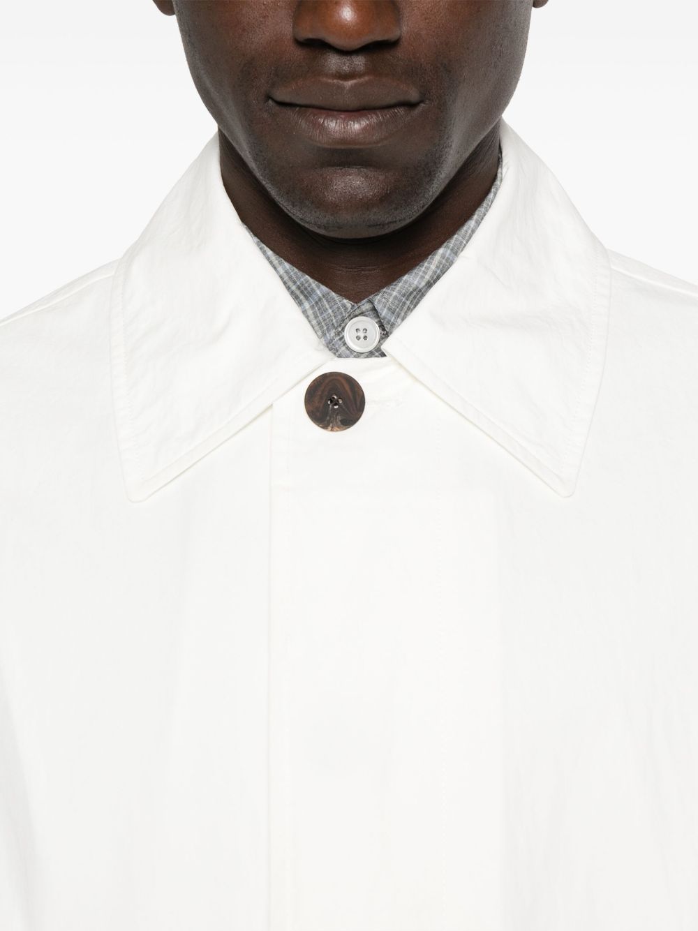 Studio Nicholson Nylon and cotton blend coat