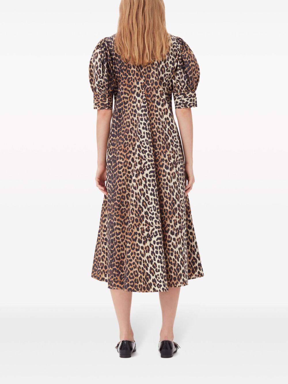 Ganni Conscious Criteria page Organic cotton maxi dress