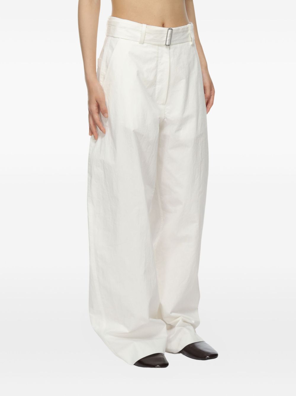 Studio Nicholson Round leg cotton trousers