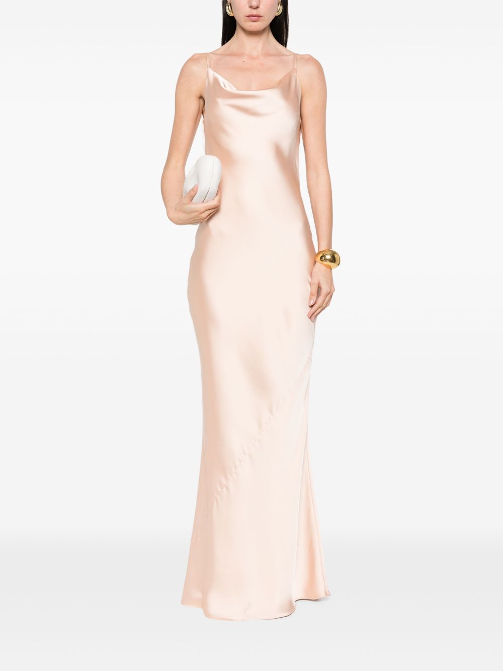 Norma Kamali Maria slip gown dress