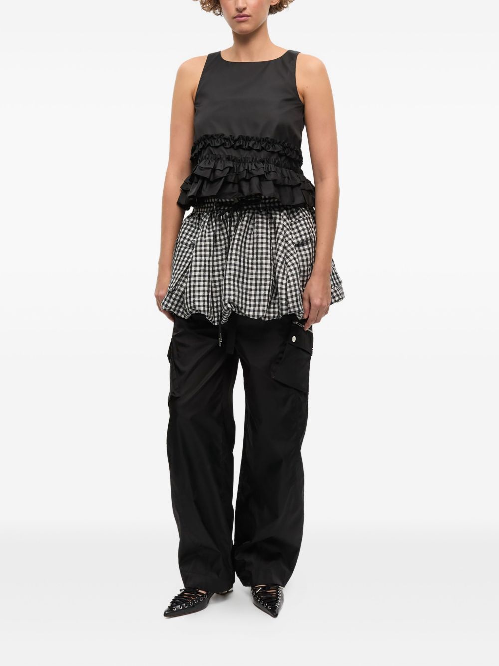 Ganni Nylon tank top