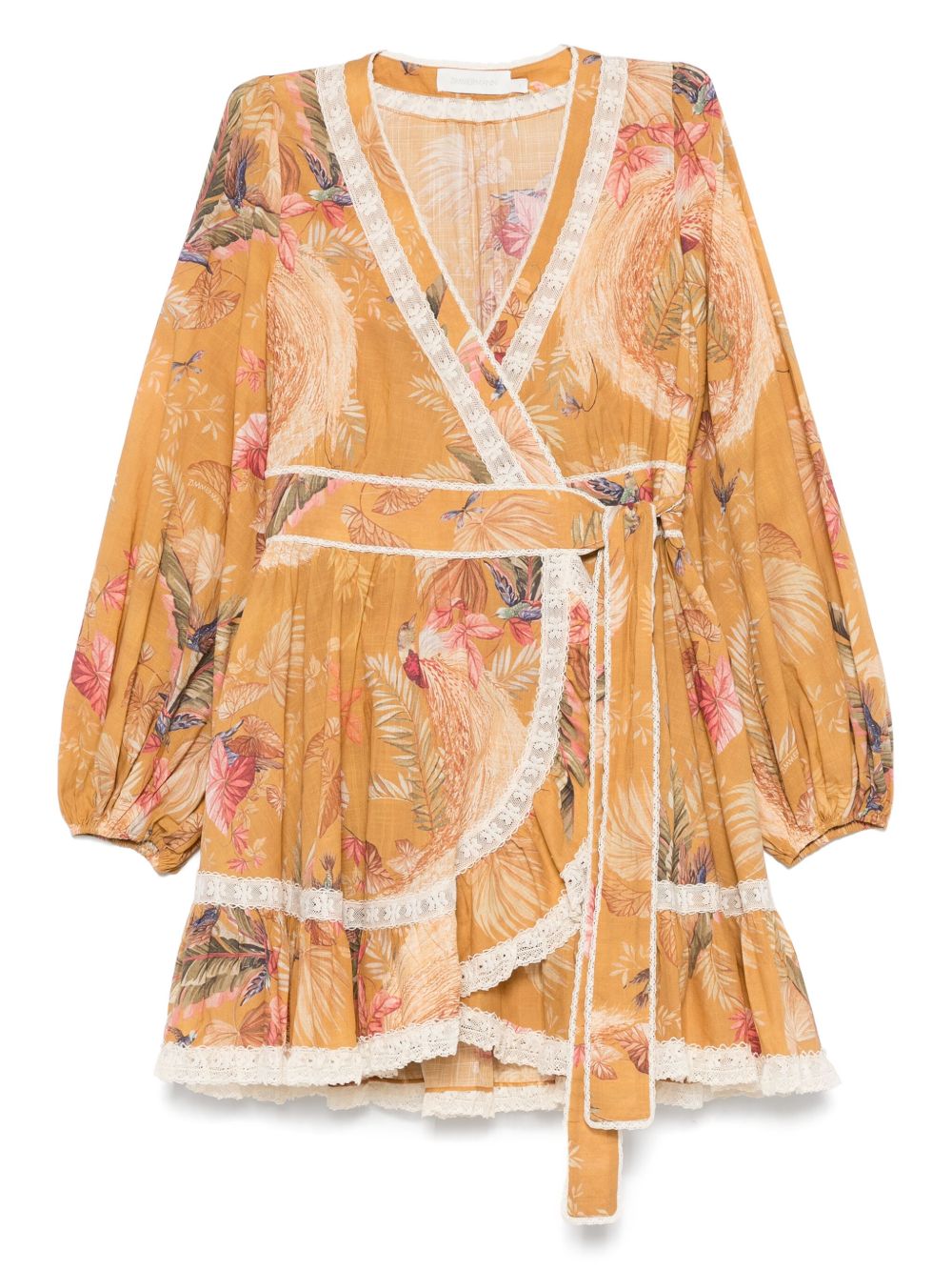 Zimmermann Ascension Ruffle Mini Dress