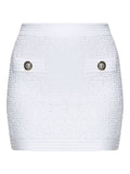 Balmain Tweed Mini Skirt