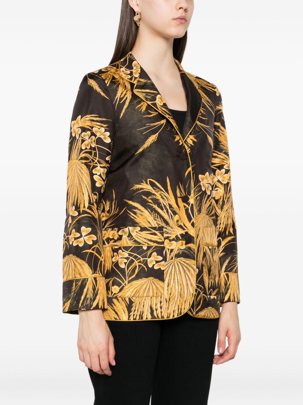 F.R.S . Printed silk shirt