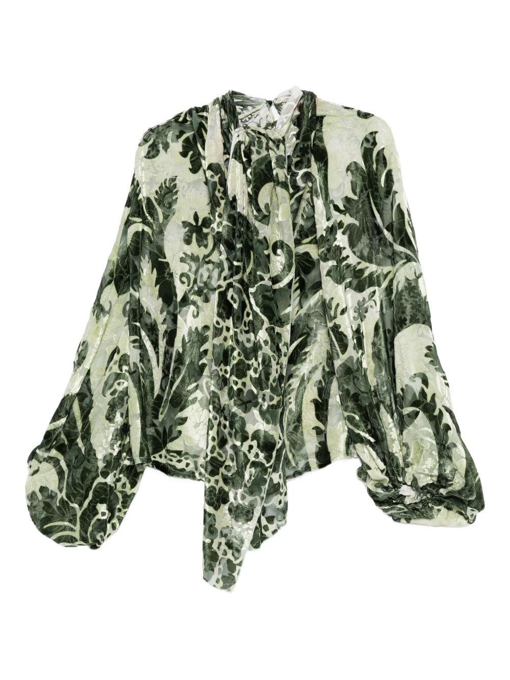 F.R.S . Printed silk blouse