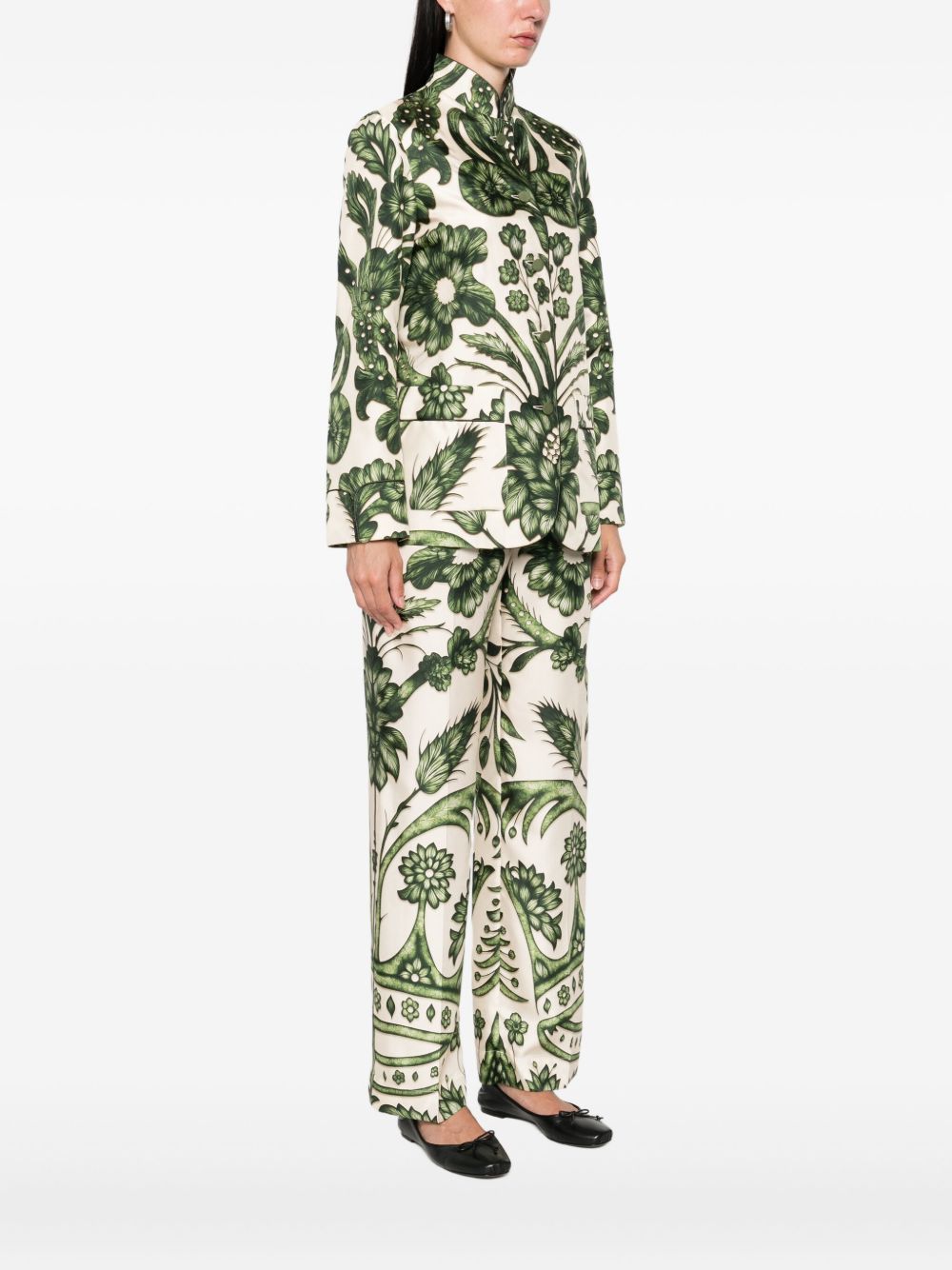 F.R.S . Printed silk shirt