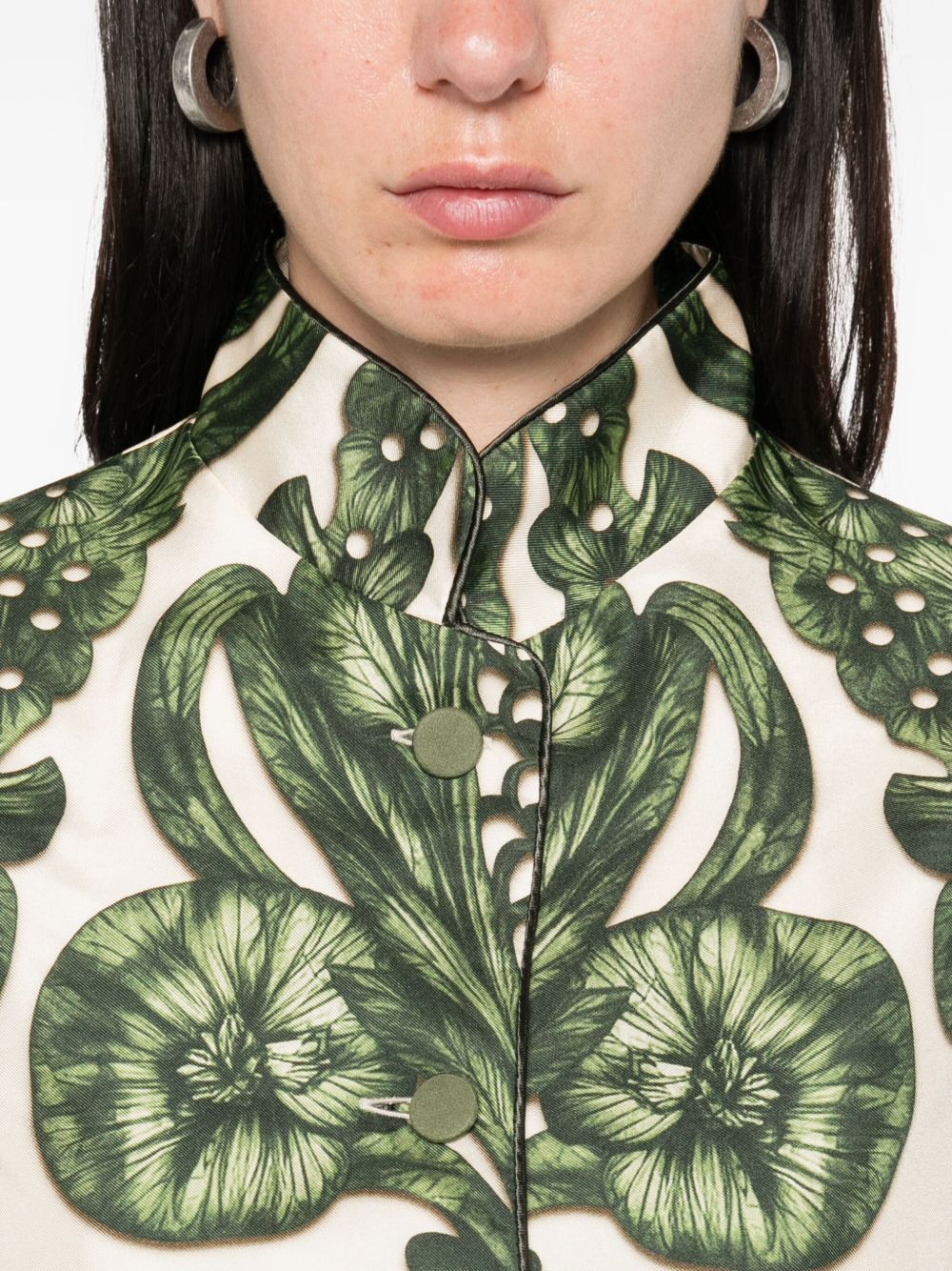 F.R.S . Printed silk shirt
