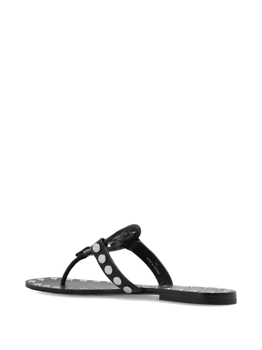 Tory Burch Studded Miller Patent flat sandals