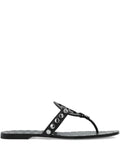 Tory Burch Studded Miller Patent flat sandals