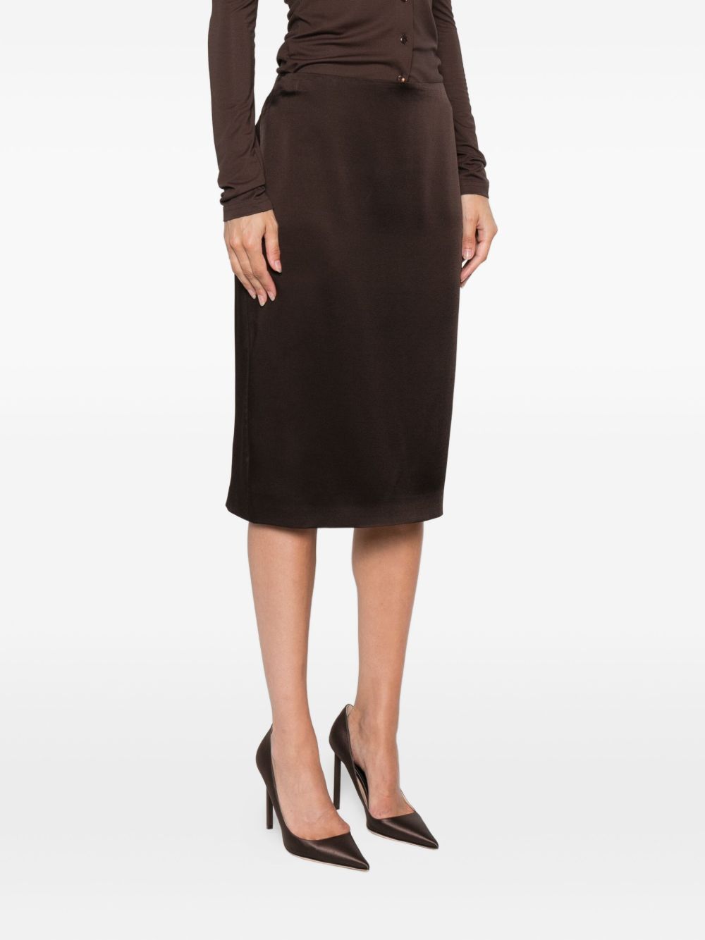 Tom Ford Satin midi skirt